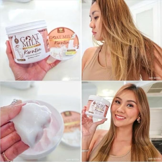(Brown) Milk Premium Keratin Hair Mask ? Nourishing Treatment Cream 500g