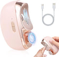 1/2PCS Smart Nail Clipper New 3 in 1 Easy Clip Electric Nail Clippers for Seniors Designed for Extra Hard/Thick Hands Feet Nails Polishing Clipper with Light for Limited Mobility People (032PCS)
