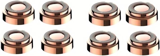 Electric Hair Remover Replacement Head Lipstick Shaver Electric Eyebrow Trimmer Mini Shaver Epilator Painless Women's Shaving(8pcs)