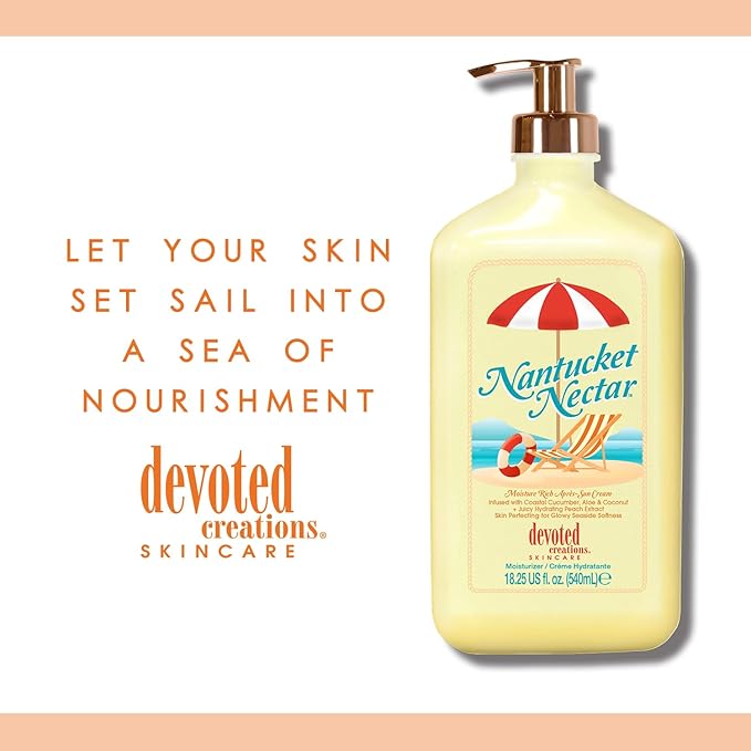 Devoted Creations Nantucket Nectar - Moisture Rich Apr?s-Sun Cream After Sun Body Hydrator