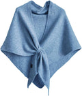 Winter Shawl Wraps Women Knitted Shawls and Wraps Cardigan Cape Wool Pashmina Shoulder Top Sweater Shawl Scarf 2025