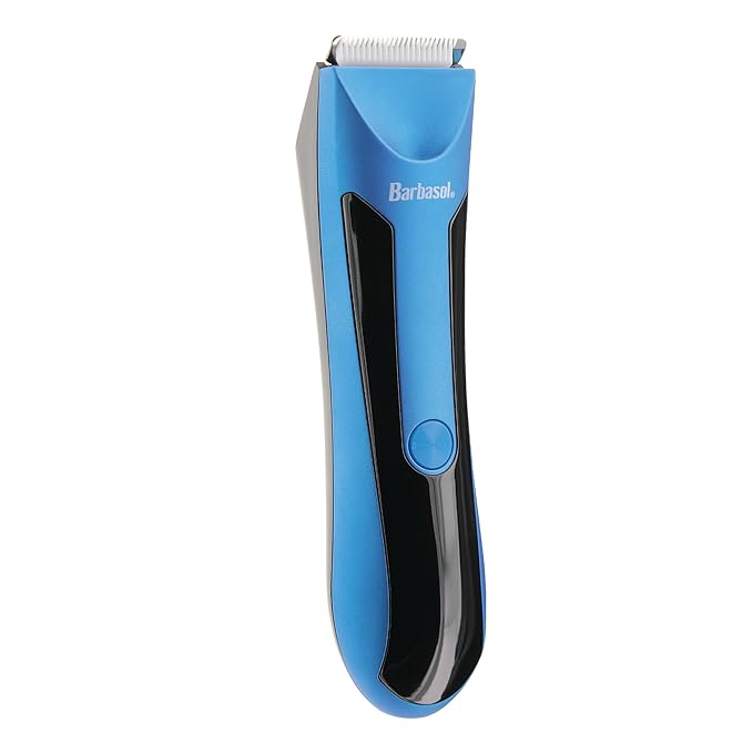 Barbasol Rechargeable Full Body Hair Trimmer/Groomer with Heat Resistant Ceramic Blades Xtreme Easy Cleaning