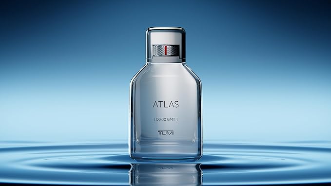 TUMI ATLAS [00:00 GMT] - Bold &amp Sophisticated Cologne for Men with Citrus Fragrance Notes - 6.7 oz &amp 1.0 oz Eau de Parfum