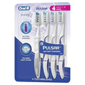 Oral-B Pulsar Vibrating Bristles Toothbrush Medium 4 Pack (Colors May Vary)