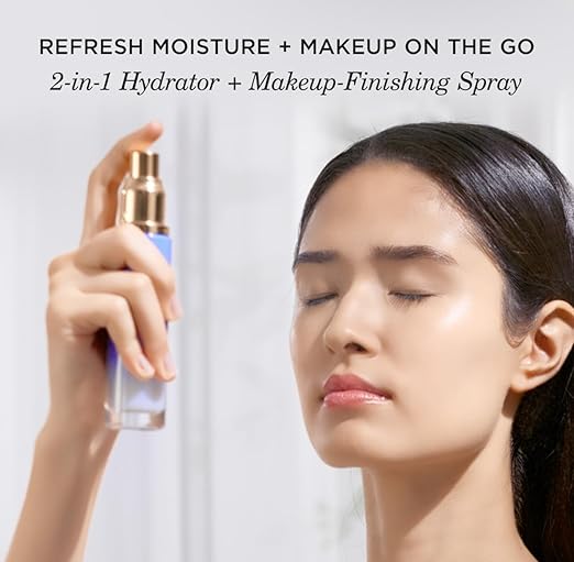 Tatcha Luminous Dewy Skin Mist | 2-in-1 Hydrator &amp Finishing Spray with Hyaluronic Acid for a Dewy Glow | 1.35 oz