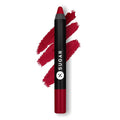SUGAR Cosmetics Matte As Hell Crayon Lipstick - 01 Scarlett O'hara (Red) with Sharpener Highly Pigmented Creamy Texture Long Lasting Matte Finish