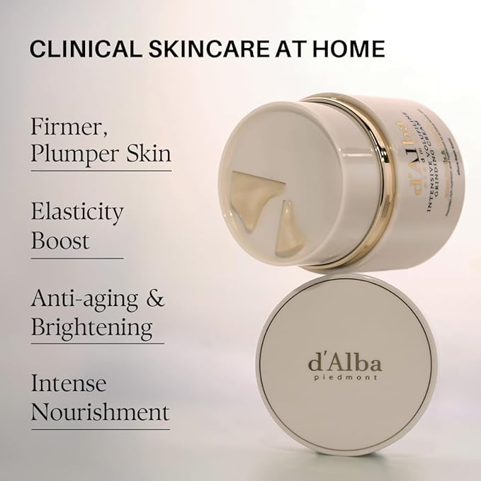 d'alba Piedmont Italian White Truffle Intensive Grinding Cream Volufiline 50000ppm elasticity care and nourishment Korean Skin Care