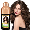 HERBBY Hair Color Shampoo for Gray Hair Coverage&ampColor Transform with 9 Herbal Extracts ?Long Lasting(6-8 Weeks)ShinyEvenly ColoredInstant Hair Dye Shampoo&ampConditioner 500 Ml (DARK BROWN C