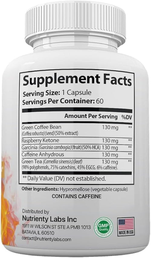 (Single Pack) Fit Burn Weight Advanced Formula - Fitburn Weight Dietary Supplement (60 Capsules)