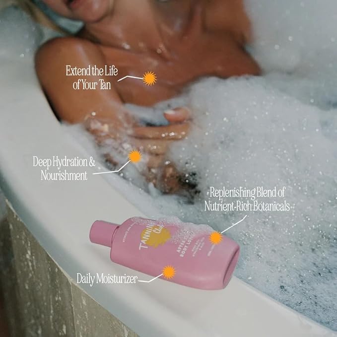 Tanning Club - After Tan Lotion - Hydrating Tan Extender with Hyaluronic Acid Aloe and Shea Butter - Nourishing Body Moisturizer for Sun-Kissed Skin - 150 mL