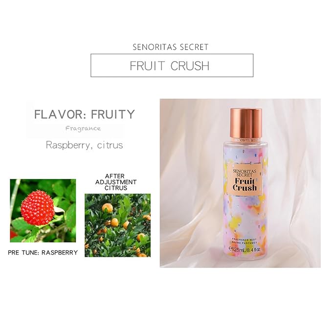 Perfumes for women4Pcs Fragrance Mist Romantic Perfume SetLong Lasting Personal FragranceFruity Aroma Spray Fragrances for Women Girls Body Hair Gift for women teen girls.