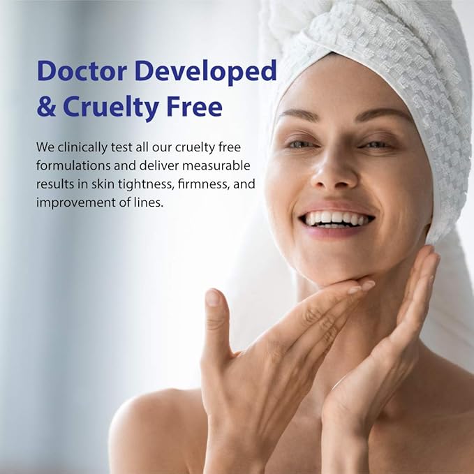 Dr. Denese Triple Strength Neck Wrinkle Smoother 4 oz ? Firming Cream with Triple Amount of Peptides Compared to Industry Standards ? Retinol &amp Hyaluronic Acid for Hydrating Power - Paraben Free
