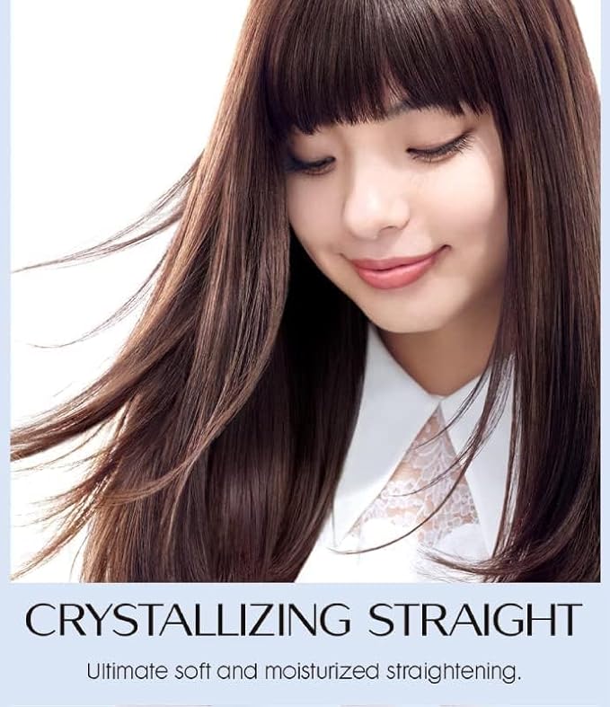 Professional Hair Rebonding Kit - Crystallizing Straightener Neutralizing Cream Hair Brush (2023)