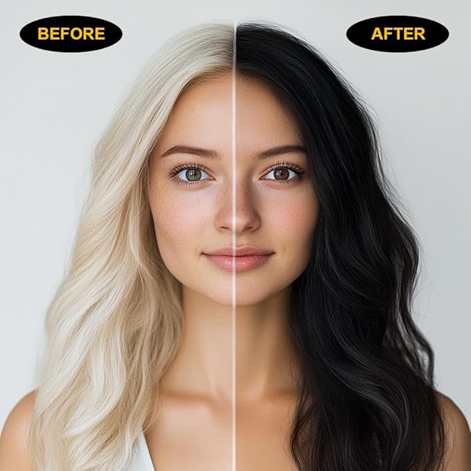 Hair Dye Shampoo 5 in 1 Hair Color Shampoo for Women &amp Men Instant Grey Coverage Herbal Natural Champu Para Canas Mujer y Hombre (Wine Red 500ml)