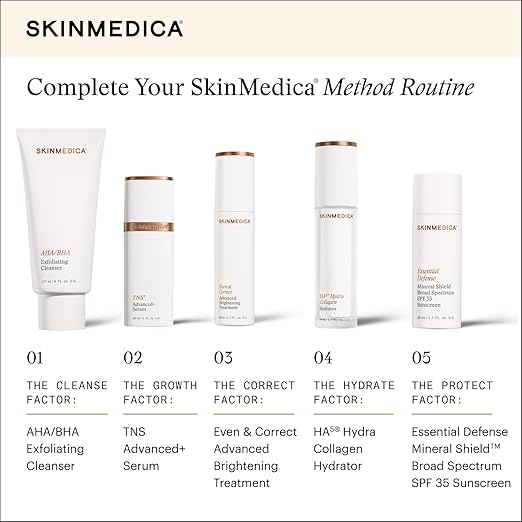 SkinMedica Essential Defense Mineral Shield SPF 35 Sunscreen for Face (NEW PACKAGING). This Lightweight Facial Sunscreen is Ideal for Oily and/or Combination Skin 1.7 Oz