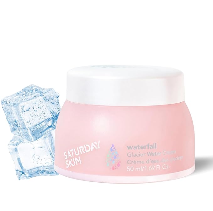 Saturday Skin Face Moisturizer Water Face Cream Natural Oil free Gel Type Cream From Alaska Glacier Water Day &amp Night Korean Skin Care Cream Soothing Hydrating Facial Moistrurizer (1.69 Fl. Oz. 50