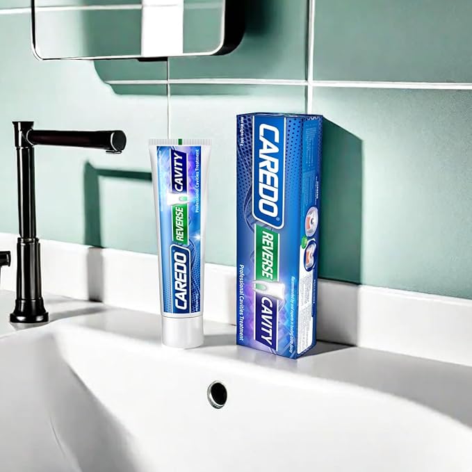 Cavity Reversal Hydroxyapatite Toothpaste for Adults Cavity Tooth Filler as Home Cavity Repair Fluoride Free Reverse Cavities Treatment for Tooth Decay Repair Remineralizing Repair 3.52OZ