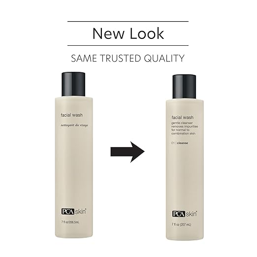PCA SKIN Gentle Foaming Face Wash Hydrating Facial Cleanser Removes Makeup and Hydrates and Purifies Skin Good for Sensitive Combination Normal and Acne-Prone Skin Gentle Face Wash 7 oz Bottle
