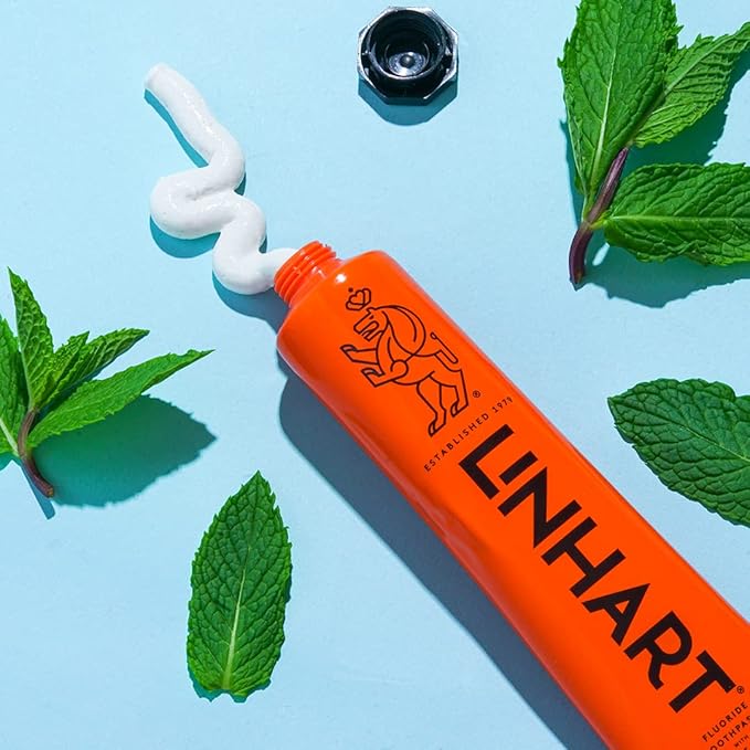 LINHART Whitening Toothpaste 3.4 Oz and Teeth Whitening Gel 1.7oz ? Set for Sensitive and Normal Teeth (Smile Set)