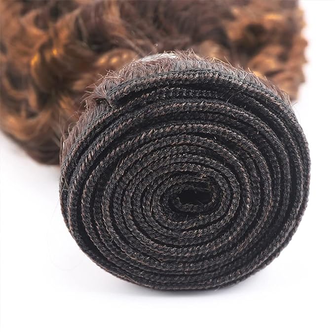 P430 Highlight Brown Bundles Human Hair Dark Brown Deep Wave 3 Bundles 26 26 26 Inch Unprocessed Brazilian Virgin Remy Hair Chocolate Brown Human Hair Extensions