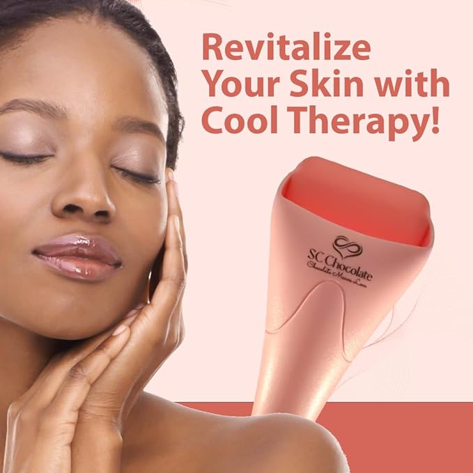 Ice Roller for Face &amp Eye | Ice Face Roller for Puffiness Migraine Pain Relief | Cooling Facial Roller for Tightening Skin &amp Reducing Wrinkles | Ideal for Sunburns