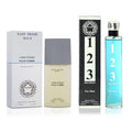 META-BOSEM Easy Miami+123 Degrees Men's Cologne Collection Eau de Toilette Natural Spray - Fresh Woody Scents - Holiday Gift Set (Pack of 2) Each 3.4 Fl Oz Total 6.8 Fl Oz