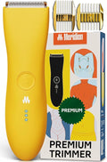 MERIDIAN The Trimmer Premium - Body Hair Trimmer &amp Electric Shaver for Men and Women for Pubic Hair Chest Legs &amp Bikini Line Waterproof &amp Rechargeable Solar