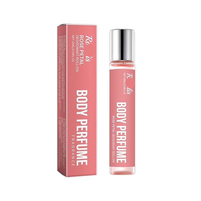 Rose Scented Body Roll-On Perfume - Fresh &amp Natural Long-Lasting Fragrance Enhance Your Charm With Lightweight Touch(2PCS)