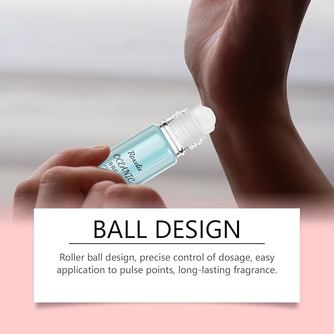 Vanilla Orchid Roll-On Perfume - Natural Long-Lasting &amp Refreshing Scent For Daily Use Ideal For Couples' Dates Portable &amp Gentle Fragrance(2PCS)