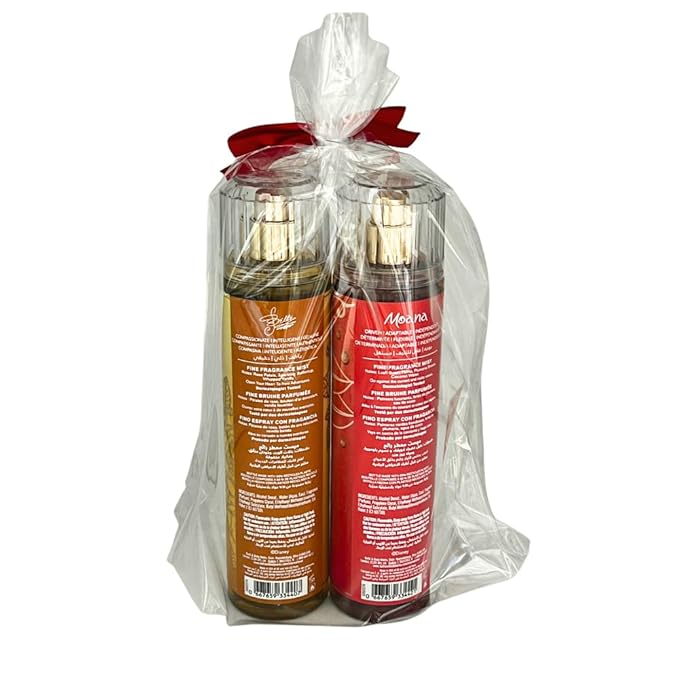 Bath &amp Body Works PRINCESS COLLECTION 2-piece Fine Fragrance Mist Gift Set with a Bow for Holidays ? Full Size ? Limited Edition (Moana &amp Belle)