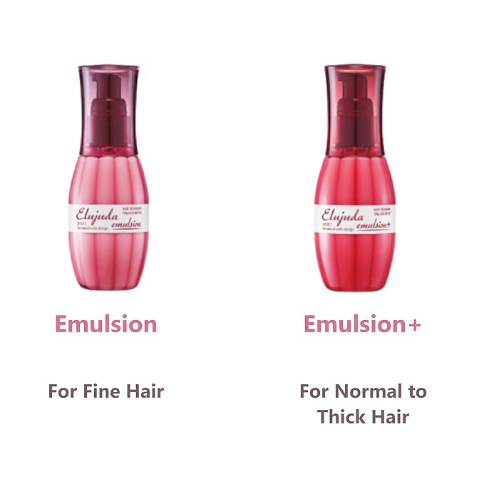 Mil-bon Elujuda Hair Emulsion 120g/4.2oz - Japanese Hair Treat-ment Care for Damaged Hair with Natural Extracts Moisturizing Baobab &amp Aqua Collagen Hair Products for Normal to Thick Stiff Hair