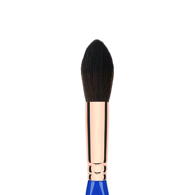 Bdellium Tools Professional Makeup Brush - Golden Triangle 944 Tapered Contour - With All Vegan and Soft Synthetic Fibers For Adding Dimension (Blue 1pc)