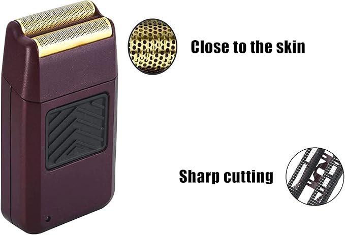 Professional 5 Star Series Finale Shaver Replacement Foil and Cutter Bar Assembly Compatible with wahl Foil Heads 7031-100/7043-100Fit for #8061 8164 Shaver (red 3 Pack)