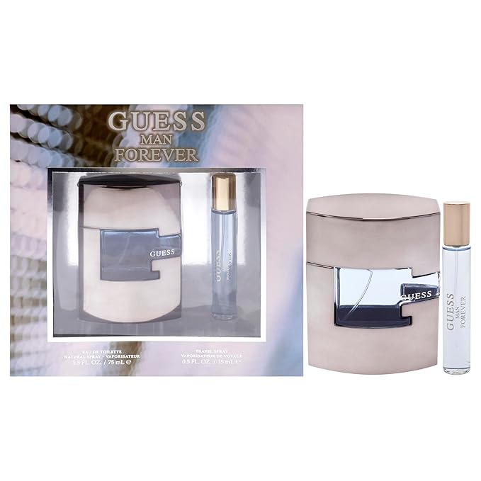 Guess Forever for Men - 2 Pc Gift Set 2.5oz EDT Spray 0.5oz EDT Spray