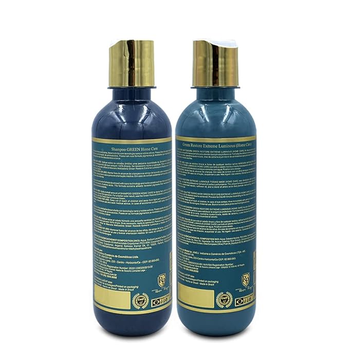 Robson Peluquero Green Toning Kit | Pearl &amp Ash Blonde for Brassy Hair Bleached Highlights | Hair Toner Gloss + Shampoo Neutralizes Yellow Orange &amp Warm Tones | Hydrates &amp Restores - 2