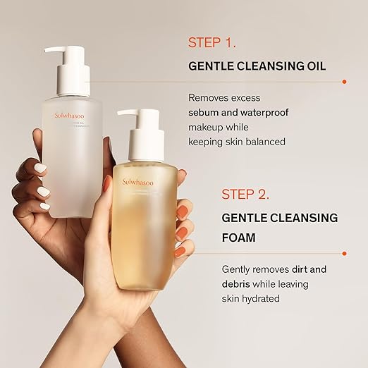 Sulwhasoo Gentle Cleansing Foam ? Hydrating Daily Gel-to-Foam Facial Cleanser with Korean Herbal Ingredients Removes Makeup Dirt &amp Impurities Softens &amp Refreshes Skin Korean Skincare Face Wa