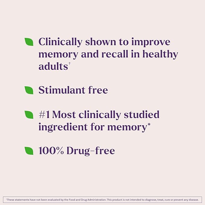 Natrol Cognium Memory Extra Strength Brain Health Supplements for Adults Brain Memory Supplements Enhances Mental Agility in Healthy Adults 60 Tablets Up to a 30 Day Supply