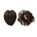 Hair Chignon Straight Hair Bun Hair Pieces Synthetic Messy Bun with Elastic Rubber Band Ponytail Extension Women Hair Accessories Hair Pieces For Women(Dark brown)