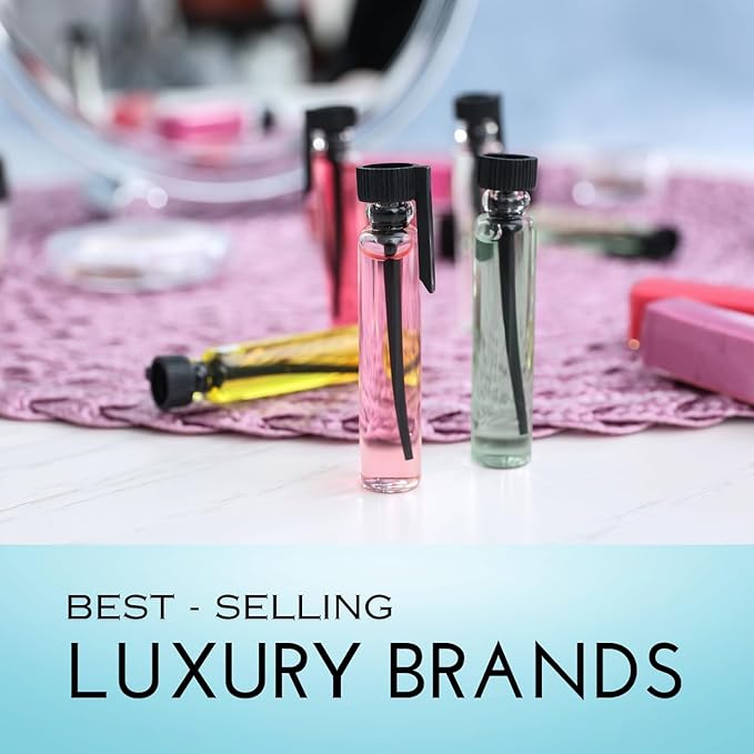 Pilestone Perfume Sampler Set for Women - Designer Fragrance Brands (0.05 fl oz (Pack of 15))