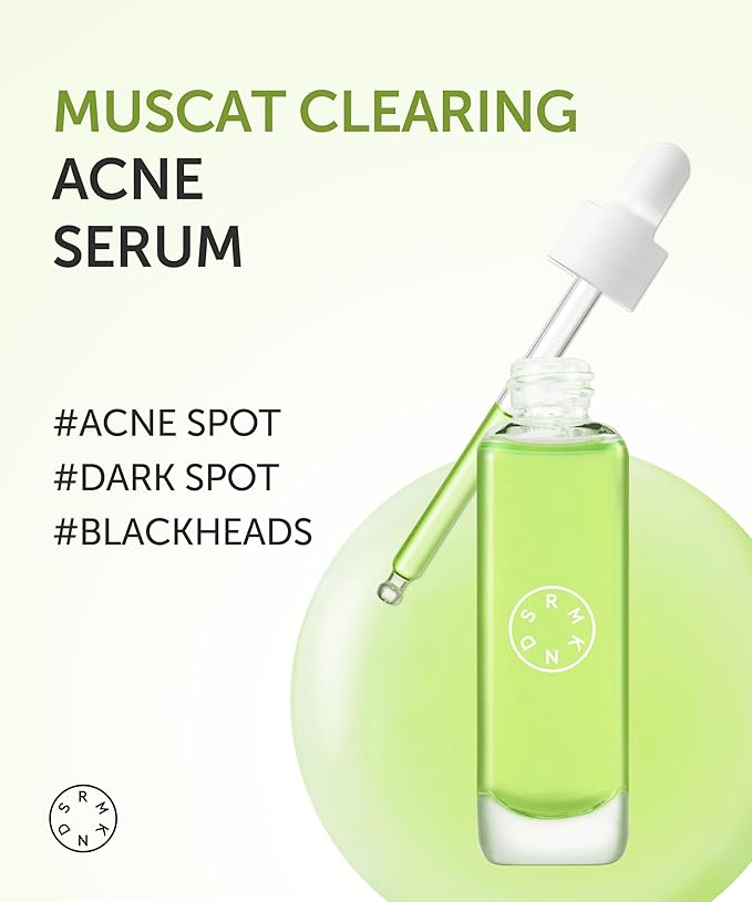 SERUMKIND Muscat Discoloration Correcting facial serum - 1fl oz - Blemishes &amp blackhead remover - Vegan Not Tested on Animals - Korean Skin Care - PHA Redness Relief and Exfoliating