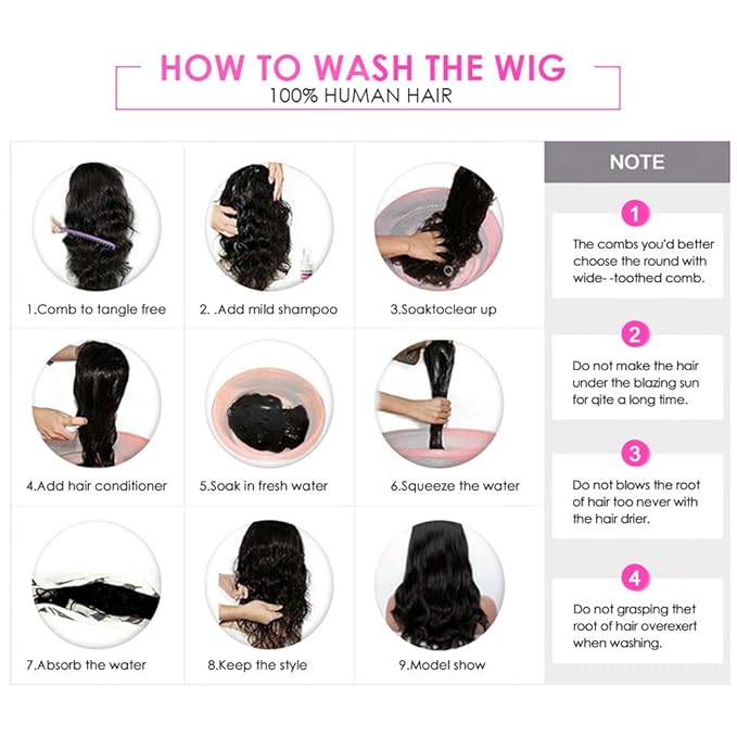 Metamuclia Water Wave 4x4 Lace Front Wigs Human Hair Pre Plucked 180% Density Brazilian Virgin Wet and Wavy Wigs for Women Curly Wig with Baby Hair Natural Color 24 Inch