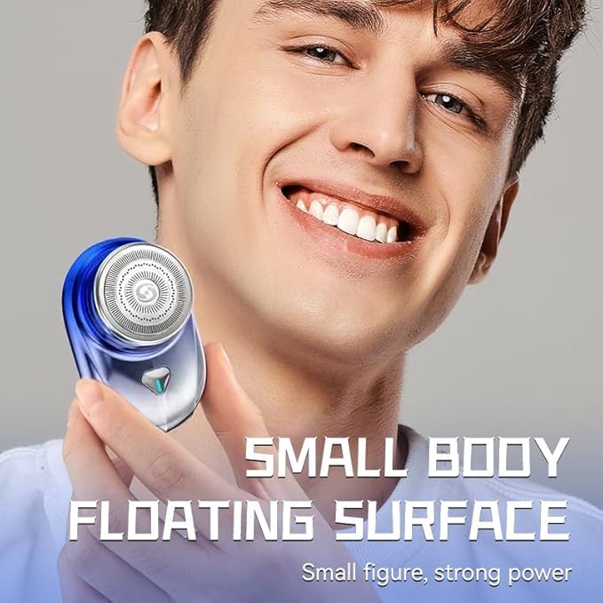 NiTa Mini Electric Shaver IPX7 Waterproof Wet&ampDry Shave Travel Shaver - Fast Charging &amp 60 Days Battery Life