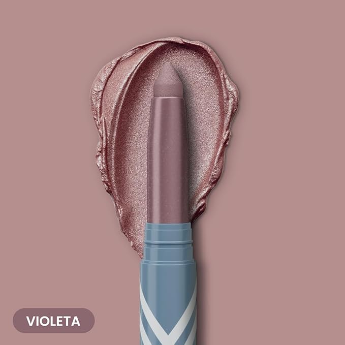 PRIME PROMETICS PrimeEyes Eye Brightener for Mature Women ? Creamy Eye Shadow Sticks ? Easy Application Quick Eye Lift Effect ? Hypoallergenic Long Wear Water-Resistant (Violeta)