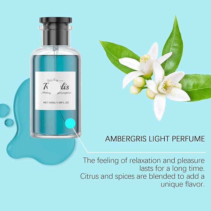 Exquisite Ambergris Wood Eau De Toilette - Long-Lasting Natural Elegant &amp Refreshing Fragrance(3PCS)