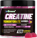 Creatine Monohydrate Gummies 6g for Men &amp Women Potent Creatine Supplement Chewables Creatine for Energy Boost Increase Strength and Build Muscle Gluten-Free Sugar Free120 Count
