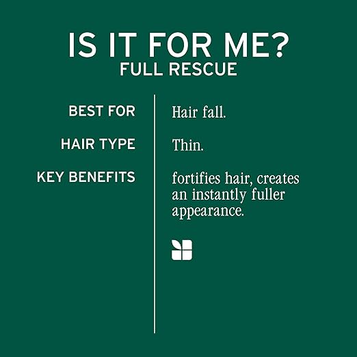 Biolage Full Rescue Restorative Hair Mask - Deeply Conditions &amp Creates Denser Appearance Softens &amp Strengthens Thin and Thinning Hair Rosemary Oil &amp Niacinamide Vegan &amp Cruelty-Fre