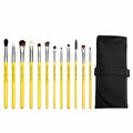 Bdellium Tools Professional Makeup Brush Studio - Eyes 12pc. Brush Set with Roll-Up Pouch