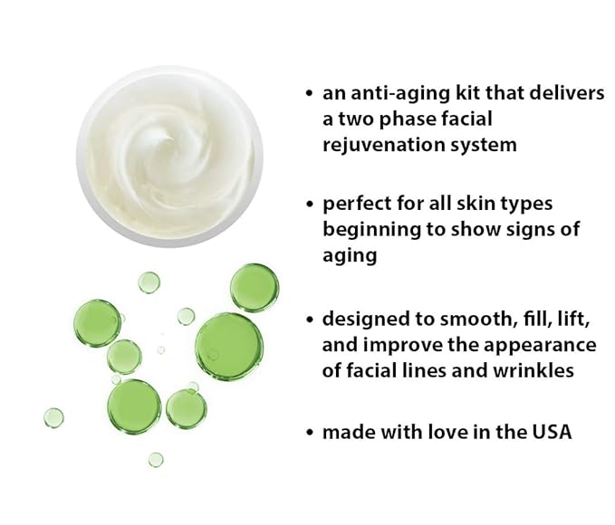 Raya Face-Line Lift (515) | 2 Piece Instant Anti-Aging and Facial Lifting Treatment Kit | Helps Reduce Fine Lines and Wrinkles | Smooths Fills and Lifts