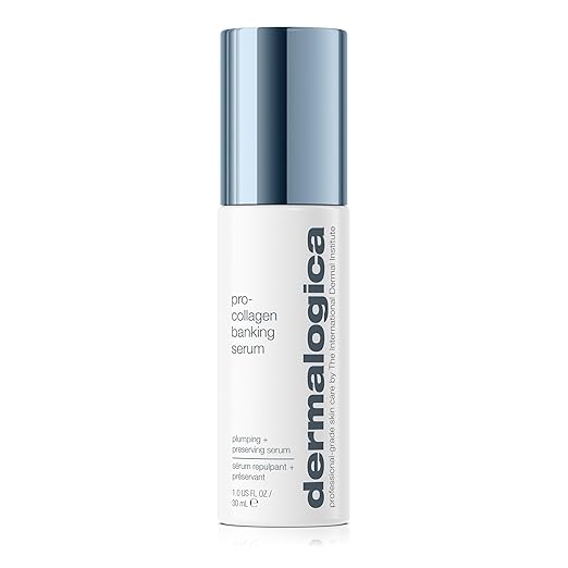 Dermalogica Pro Collagen Banking Serum for Face Plumping and Preserving Skin's Collagen Prevent Wrinkles and Fine Lines with Amino Acid