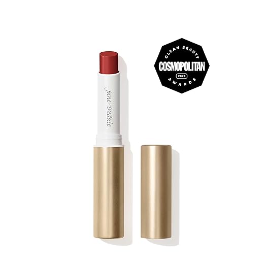 jane iredale ColorLuxe Hydrating Cream Lipstick Creamy Highly Pigmented Lip Color Delivers Weightless Moisture and Bold Payoff Satin Finish Vegan